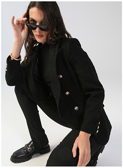 Factory Black Women Jacket LEDA