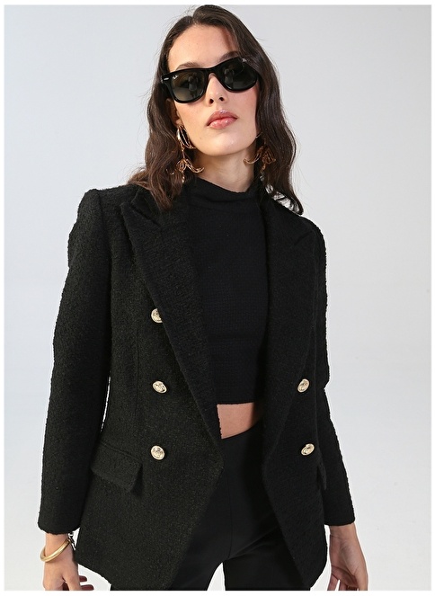 Factory Black Women Jacket LEDA