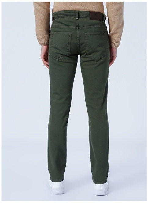 Altınyıldız Classics Normal Waist Skinny Leg Slim Fit Khaki Men's Trousers 4A1400000101