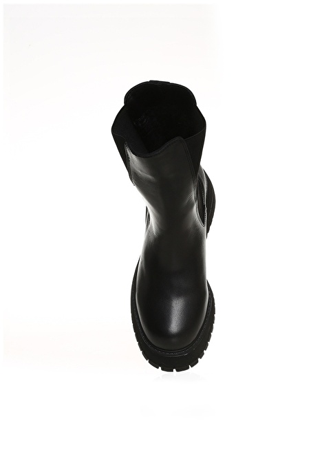 Factory Leather Black Women's Boots VICENTE