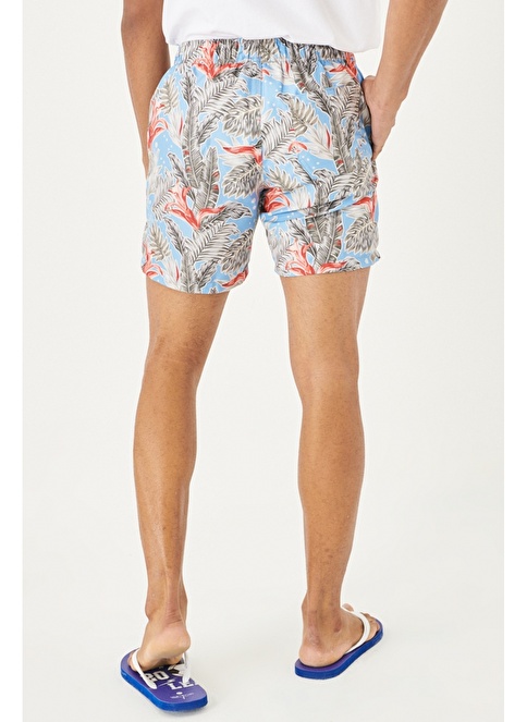 Standard Fit Patterned Casual Shorts Swimwear