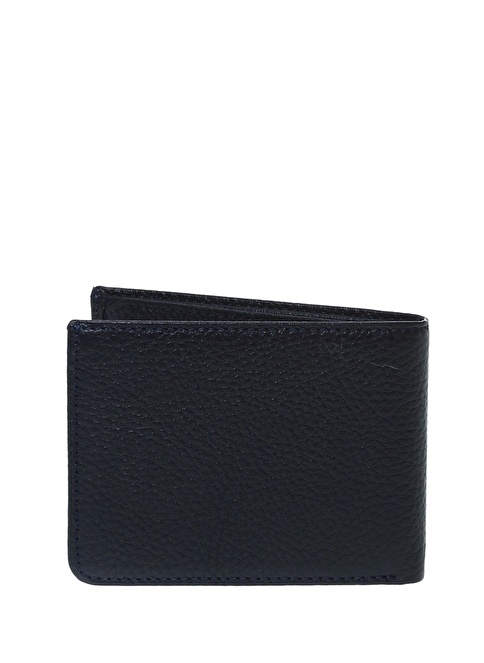 Factory Navy Blue Men's Leather Wallet FRK237